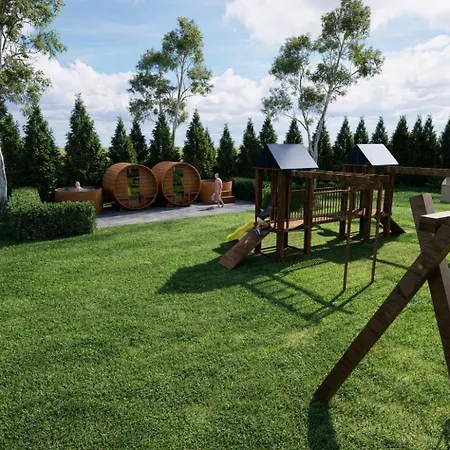 Mazurskie Wzgorze-domki Z Basenem Tatil Evi